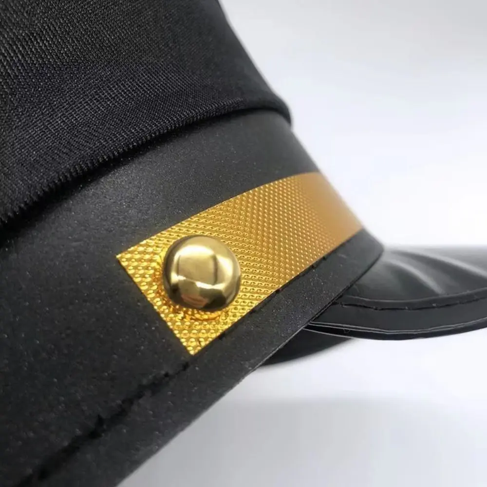 Leicht zu tragende Kostüm-Requisite Pilotenmütze Herren Uniformen Marine Luftwaffe Kappe Faschingskostüm 3 Farben Uniform Pilotenmütze Party Cosplay – Detail 1