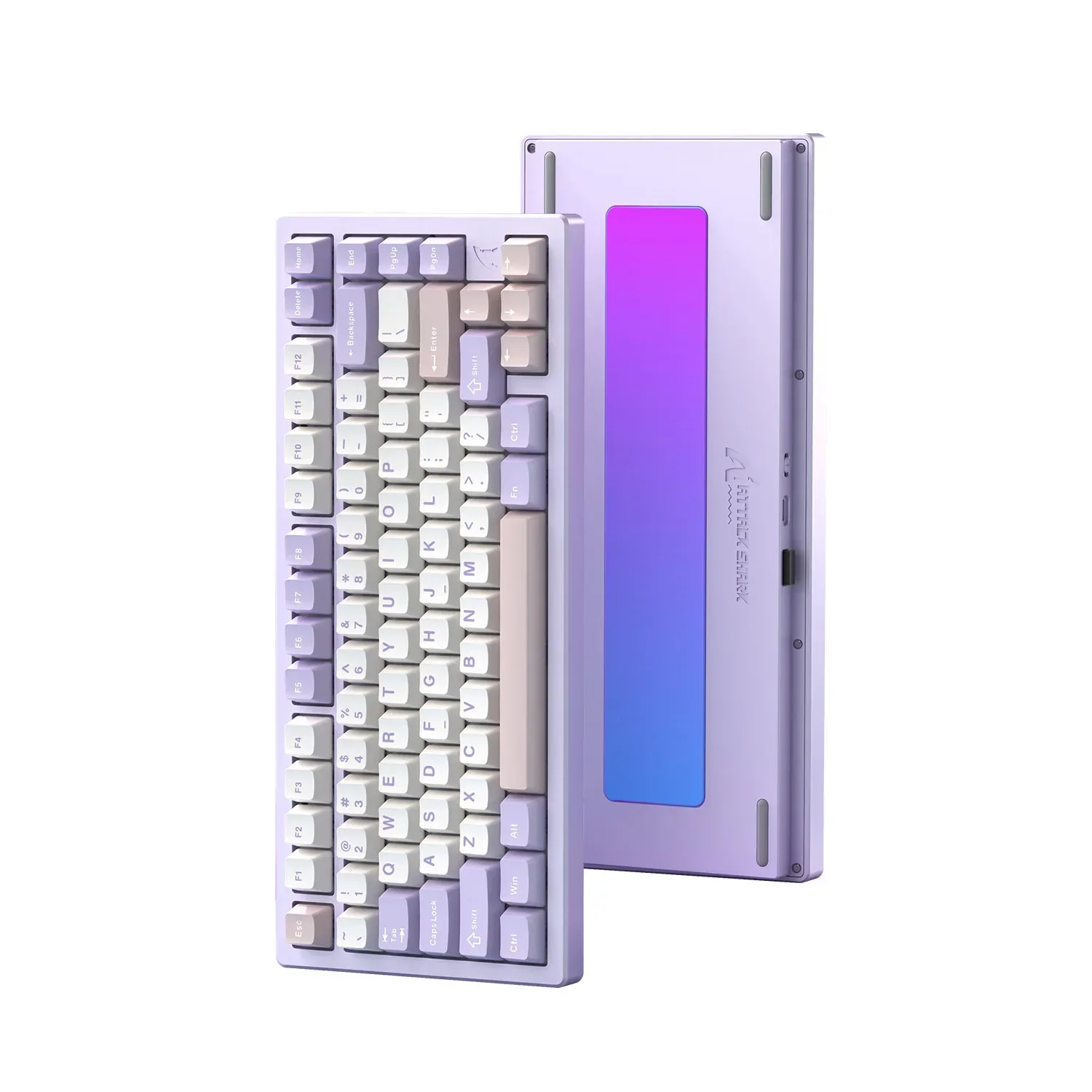 

81 Keys Aluminum Mechanical Keyboard Three-mode Customized RGB Backlit Wireless Bluetooth 2.4G Hot-swappable Gaming Keyboard