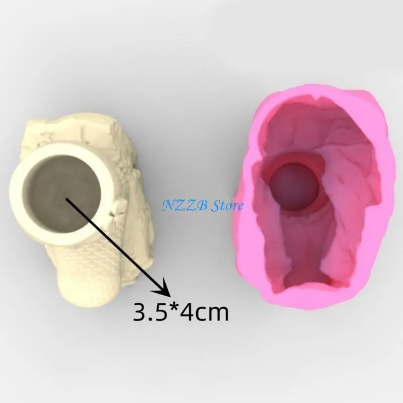 

T21F Mermaids Mold Flower Pot Planter Mold DIY Craft Tool Nonstick