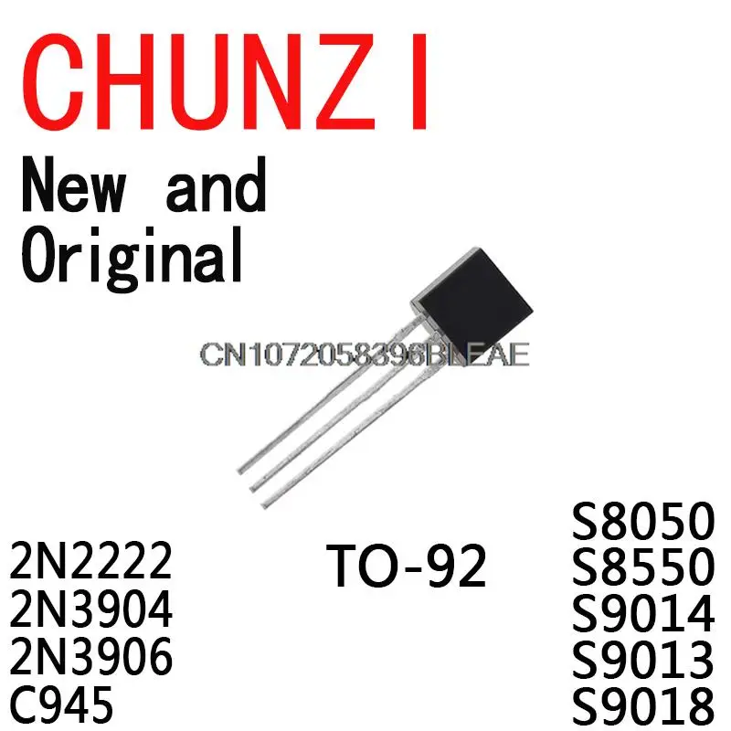 

600 шт., 15 значений x 40 шт., набор транзисторов TO-92 в ассортименте, транзисторы 2N2222 2N3904 2N3906 C945 S8050 S8550 S9014 S9013 S9018