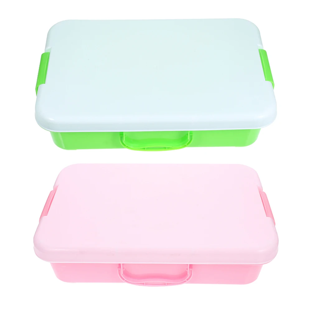 Bandeja de arena para niños, caja de almacenamiento, juego, caja de arena para niños con cubierta, tapas para niños pequeños, Mini juguetes