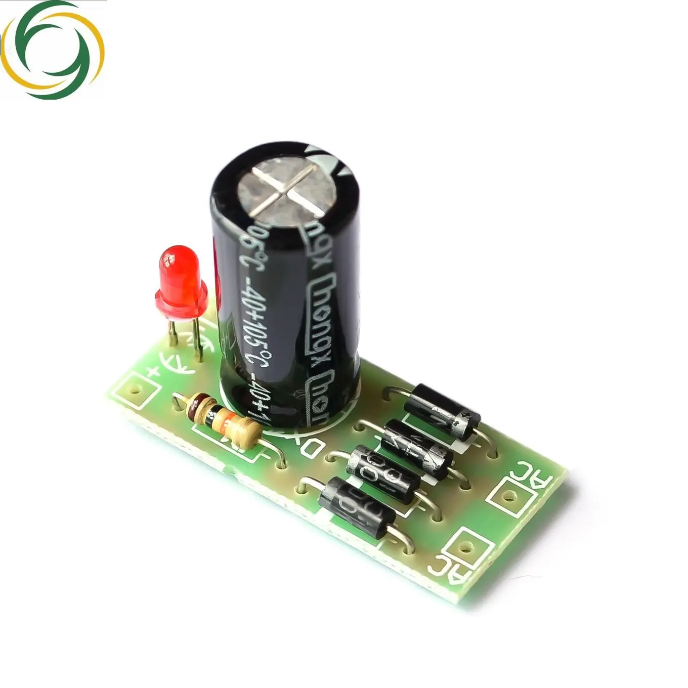 AC to DC power conversion module 1N4007 full bridge rectifier filter 12V 1A AC DC converter