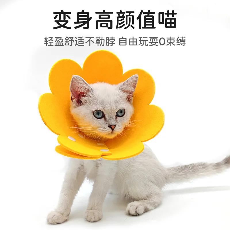 Elizabeth Ring Pet Protective Cover Protective Cover Cat and Dog Beauty Cover Anti-Licking and Biting Pet Collar Pet Supplies