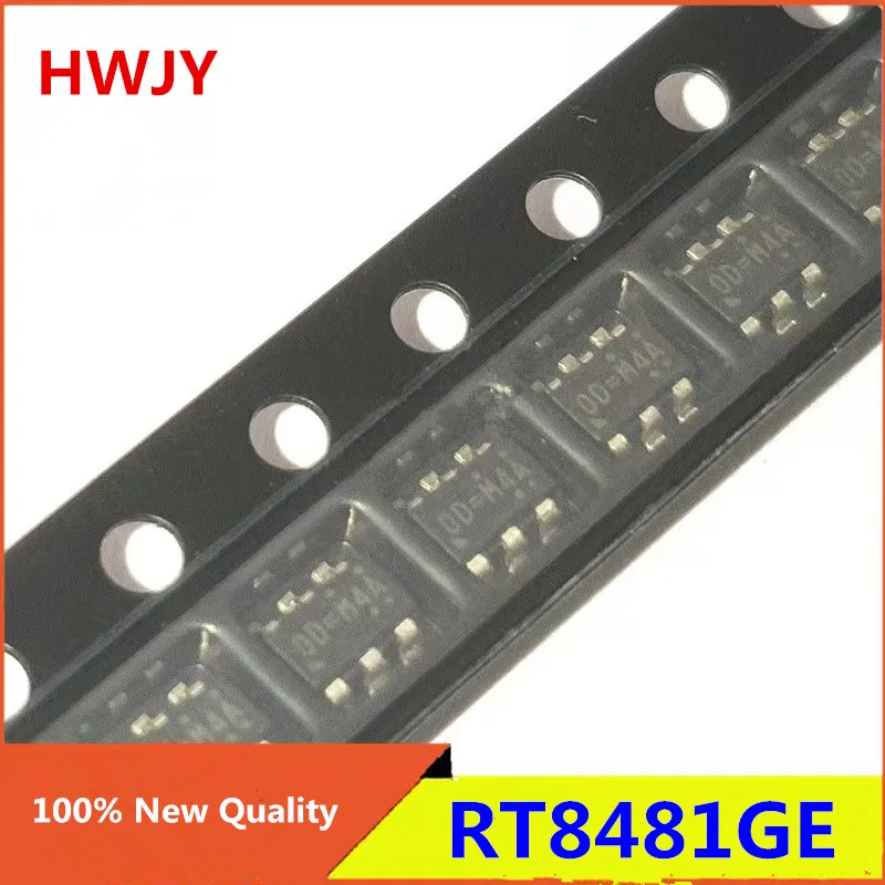 5Pcs 100% New RT8259GJ6 C5= RT8259GE DK= RT8498GE 47= RT8481GE 0D= SOT-23-6