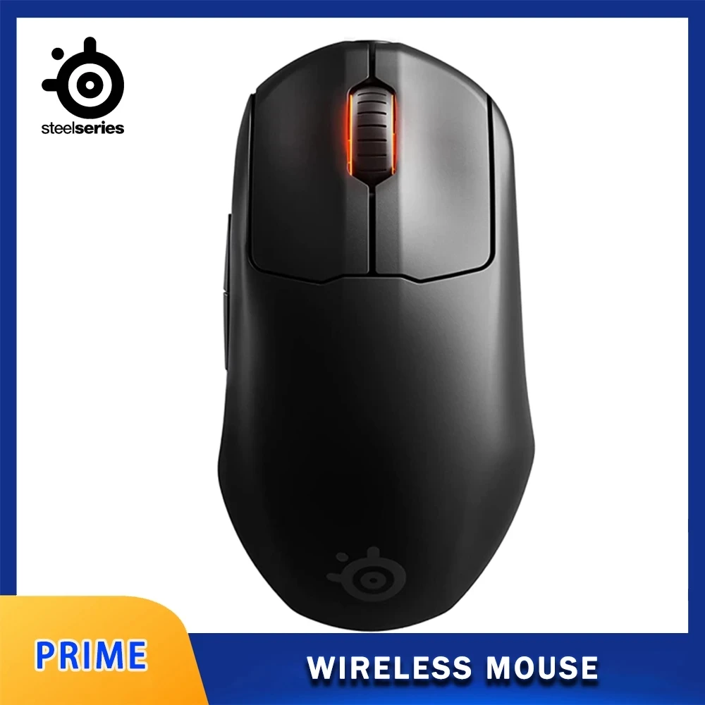 SteelSeries Prime/Prime Mini Wireless FPS Gaming Mouse  Edition 5 Programmable Buttons 2.4GHz 18K CPI Sensor Optical Switches