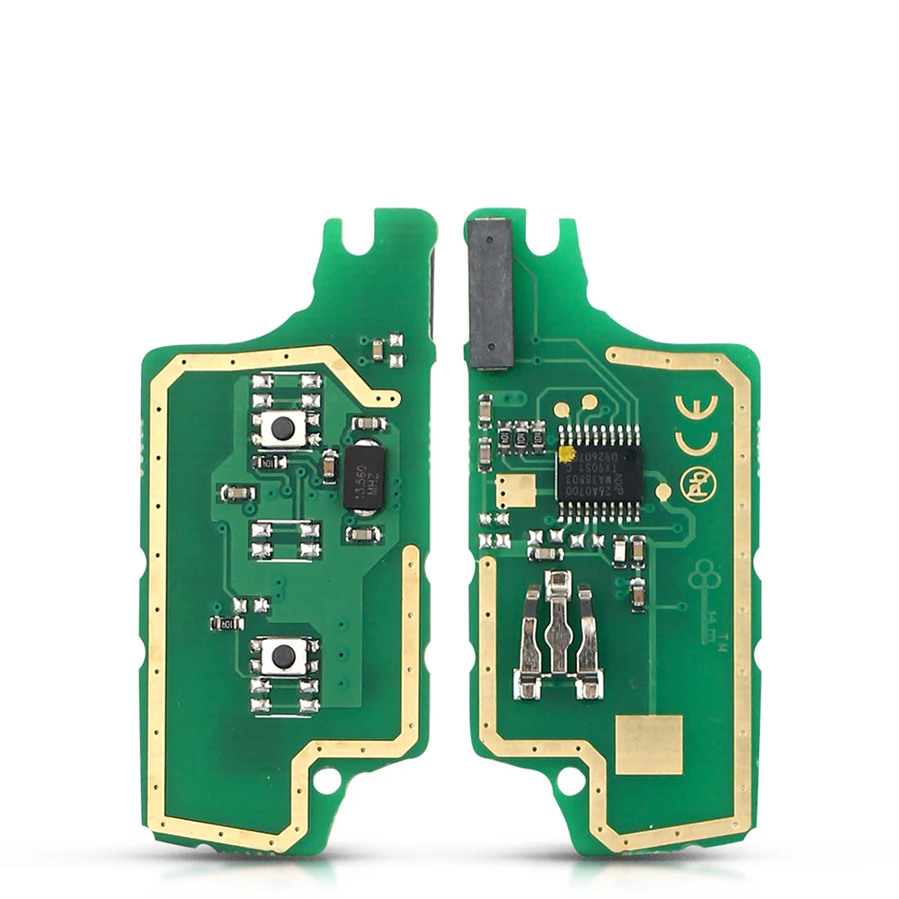 KEYYOU ASK/FSK 433Mhz ID46 Modifizierter Autoschlüssel für Peugeot 306 407 807 Partner für Citroen C2 C4 C5 C6 Berlingo Picasso Ce0536 – Detail 8