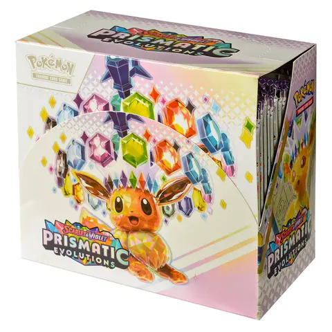 360Pcs English Pokémon TCG: Prismatic Evolutions Scarlet Violet Box Pokémon trade card 36 Pack Box gift