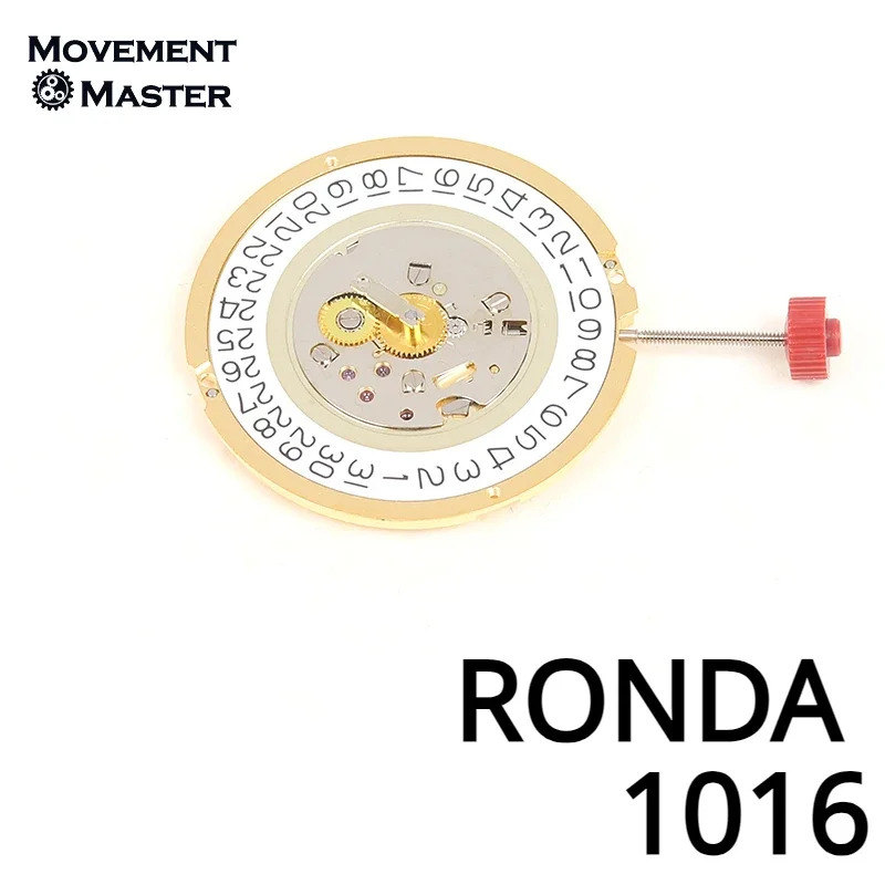 

New Original Swiss Ronda 1016 Movement 2 Hands Date At 3 Quartz Movement Watch Movement Accessories