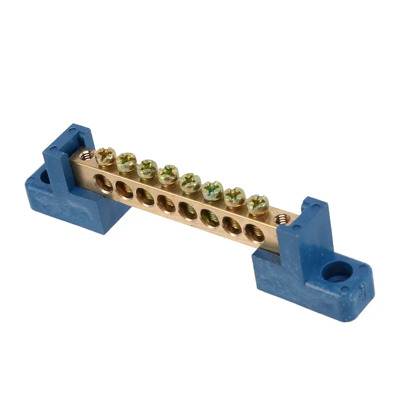 

ABSE-8 Terminal Bus Bar Terminal Block 30 Pack Brass Wire Screw Terminal For Car Boat Marine Ground Power Distribution