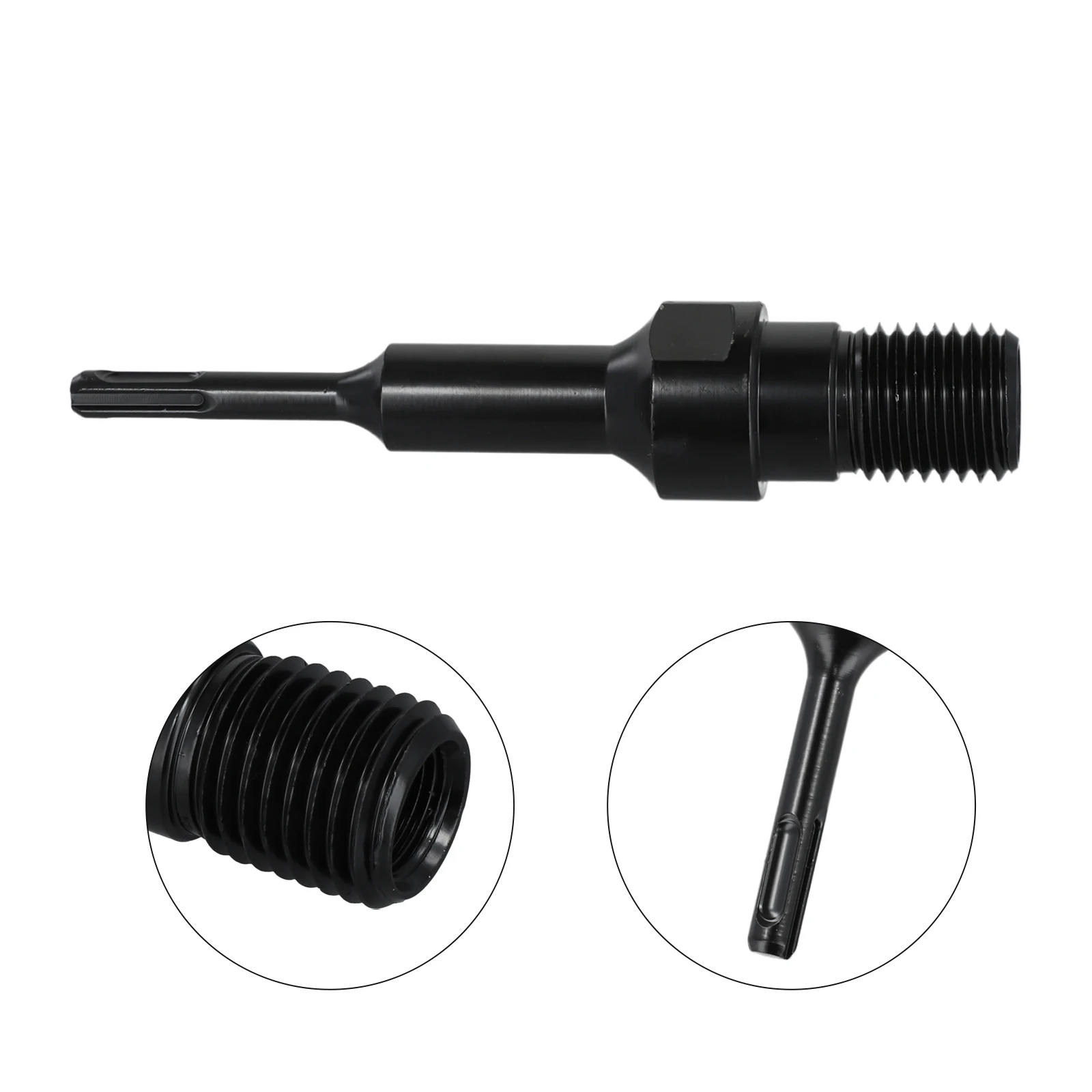 For Drilling Total Length 190mm 1-1 4 UNC Thread Adapter Electric Drill Adapter 1-1 4 UNC Thread Brand New For Electric Drill