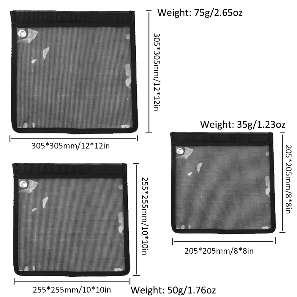 Ballyhoo Bait Net Bag Offshore Custom Trolling Lure PVC Nylon Mesh Material Offshore Lure Bag PB30