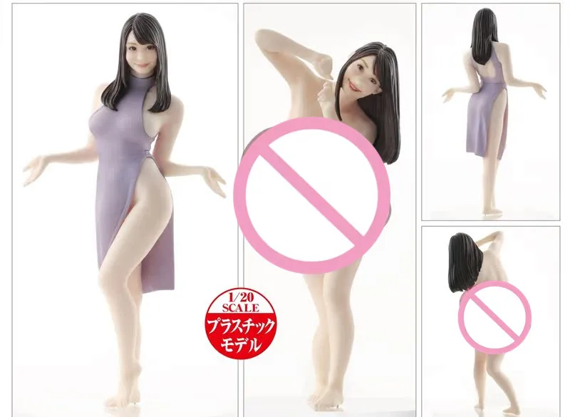 1/20 Die-casting Resin Model Assembly Kit, GK, Two Forms of Display Models, Unpainted Model Kit, DIY Collection Display
