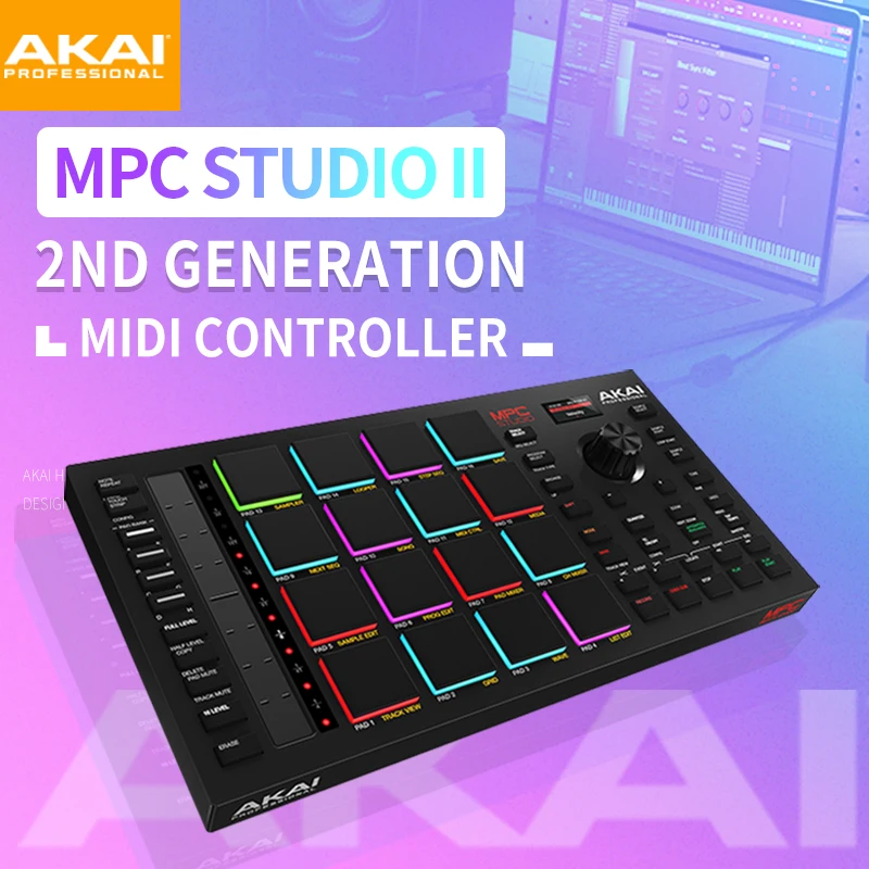 AKAI MPC STUDIO II MIDI Keyboard Electronic Percussion Drum Machine Controller Music Arranger Synthesizer