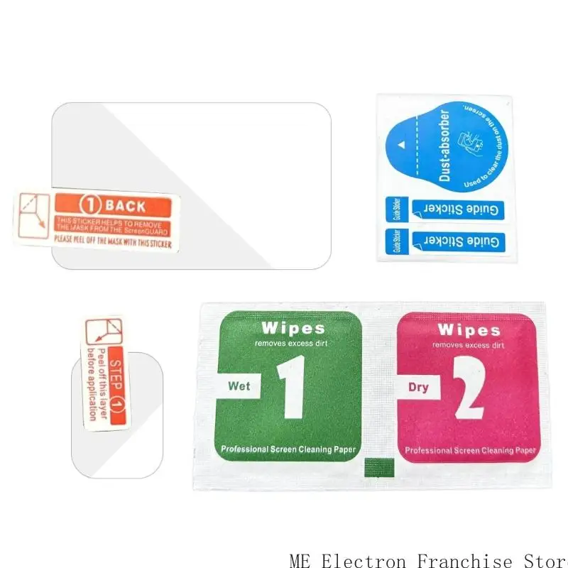 

High Sensitivity Tempered Glass Protector for Pocket 3 LCD Display Thickness Curved Edged Display Film Replacement