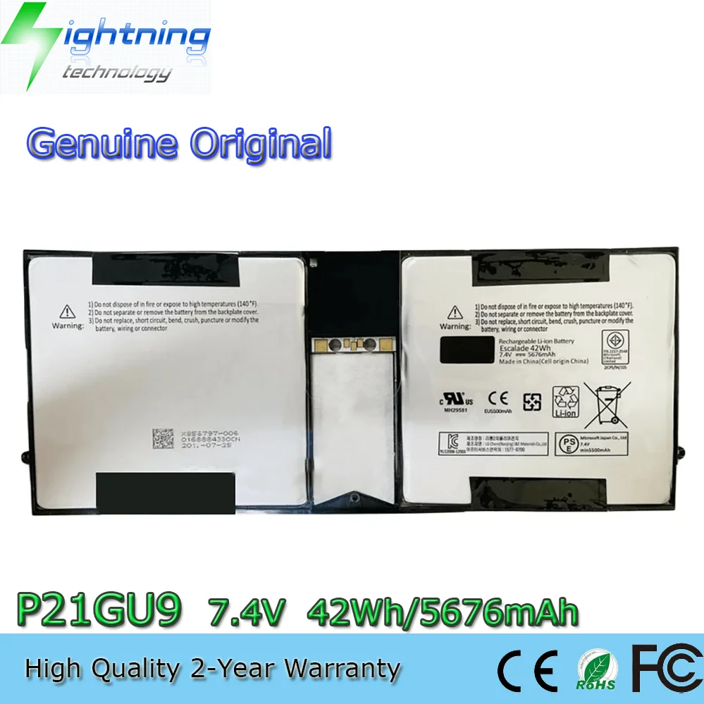 Batería P21GU9 Original Nueva y Genuina para Microsoft Surface Pro 1 1514 2 1601 2ICP5/94/104