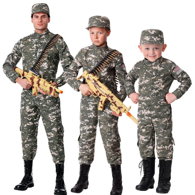 Neue camouflage military uniform für aldult kinder training anzug junge special force kampf jacke hosen armee set soldat kleidung