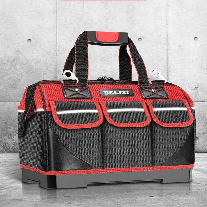 Imagem -03 - Heavy Duty Professional Ferramenta Bolsa Organizador Armazenamento Garagem Eletricista Mochila Bolsas de Hardware