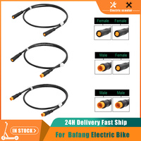 E-Bike 3 Pin Sensor Thumb Throttle Extension Cable for BAFANG Electric Bicycle Waterproof Male To Female Motor Connector Cables