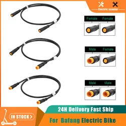 E-Bike 3 Pin Sensor Thumb Throttle Extension Cable for BAFANG Electric Bicycle Waterproof Male To Female Motor Connector Cables
