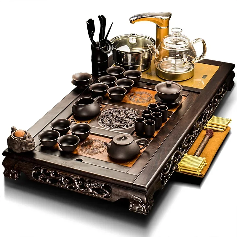 أدوات محمولة طقم شاي حفل وعاء السلطانية ملعقة الصينية الفاخرة ماتشا طقم شاي كسول بعد الظهر غرفة المعيشة Juego De Teaware