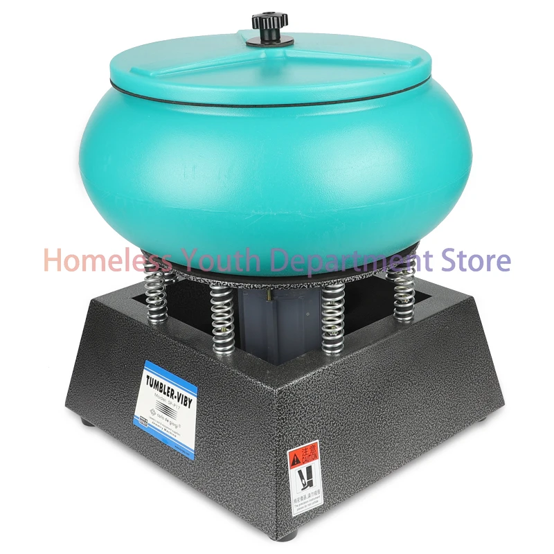 Premium 17-Inch Super Large Vibratory Tumbler: Wet/Dry Polisher For Metal Jewelry and Pearl Finishing