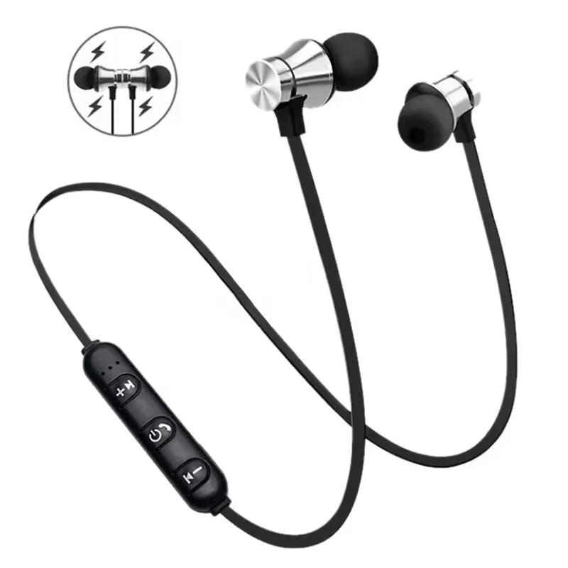 Sweatproof Outdoor Exercise Magnetic Neckband Wireless Earphone Lightweight Neckband Earbuds Cycling Jogging Audio Gear Tools
