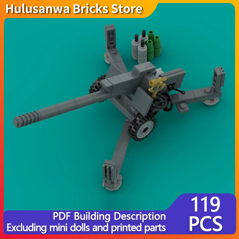 

D-30 военная полевая гаубица, модель MOC, строительные кирпичи, военное оборудование, модульные технологии, подарки, праздник, сборка, детский игрушечный костюм