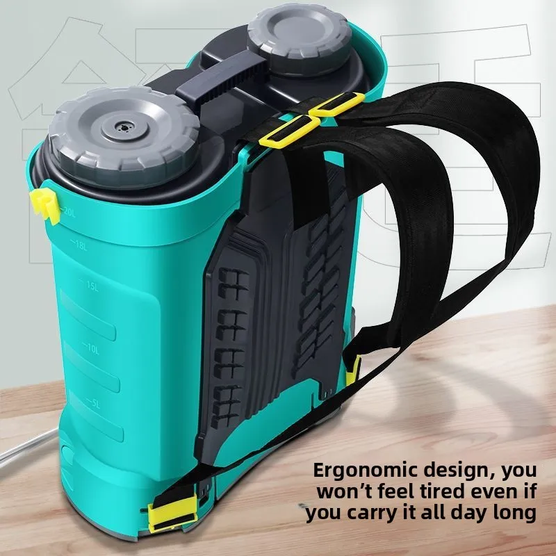 Electric Mixing Backpack Sprayer Pesticide High Pressure Agricultural Disinfection Garden Sprayer Sprayer Mist Sprayer Green