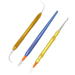 1Pc Dental Impression Material Dentist Sculpture Knife Wax Carving Tools Spatula Blade Wax Knife Dental Lab Tool