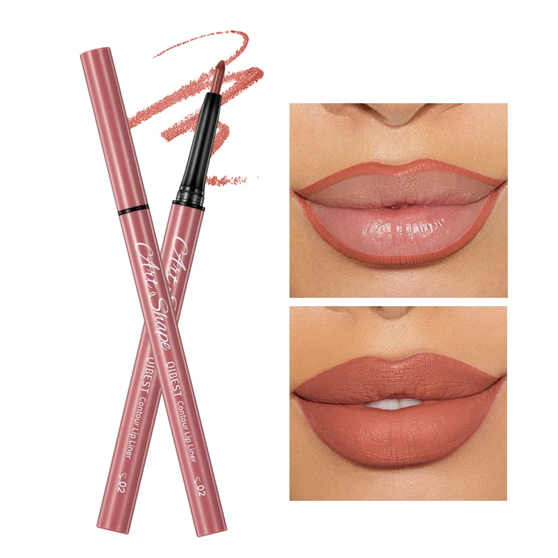 12-delig pak lipliner, duurzaam, vlekvrij, vlekvrij, niet vervagend, waterdicht en zweetbestendig, geschikt voor beginners