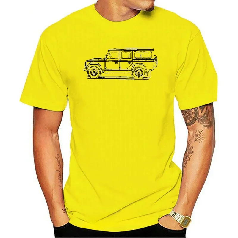 New Land Shirt For Men Rover De 110 Inspired Car Art Men&rsquos T-Shirt-0073D