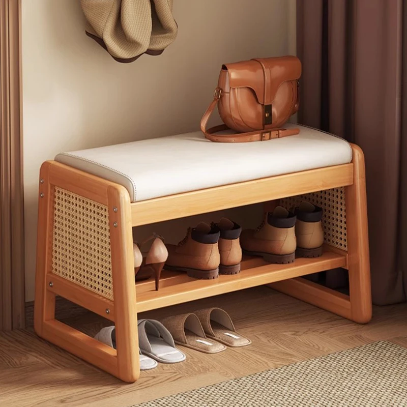 Organizer Storage Shoe Cabinet Box Nordic Bench Luxury Designer Shoe Cabinet Space Saving Show Wooden Zapatero Home Furniture