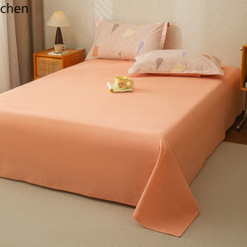 ZML pure cotton four-piece bedding set, pure cotton printed bed sheet and duvet cover 2