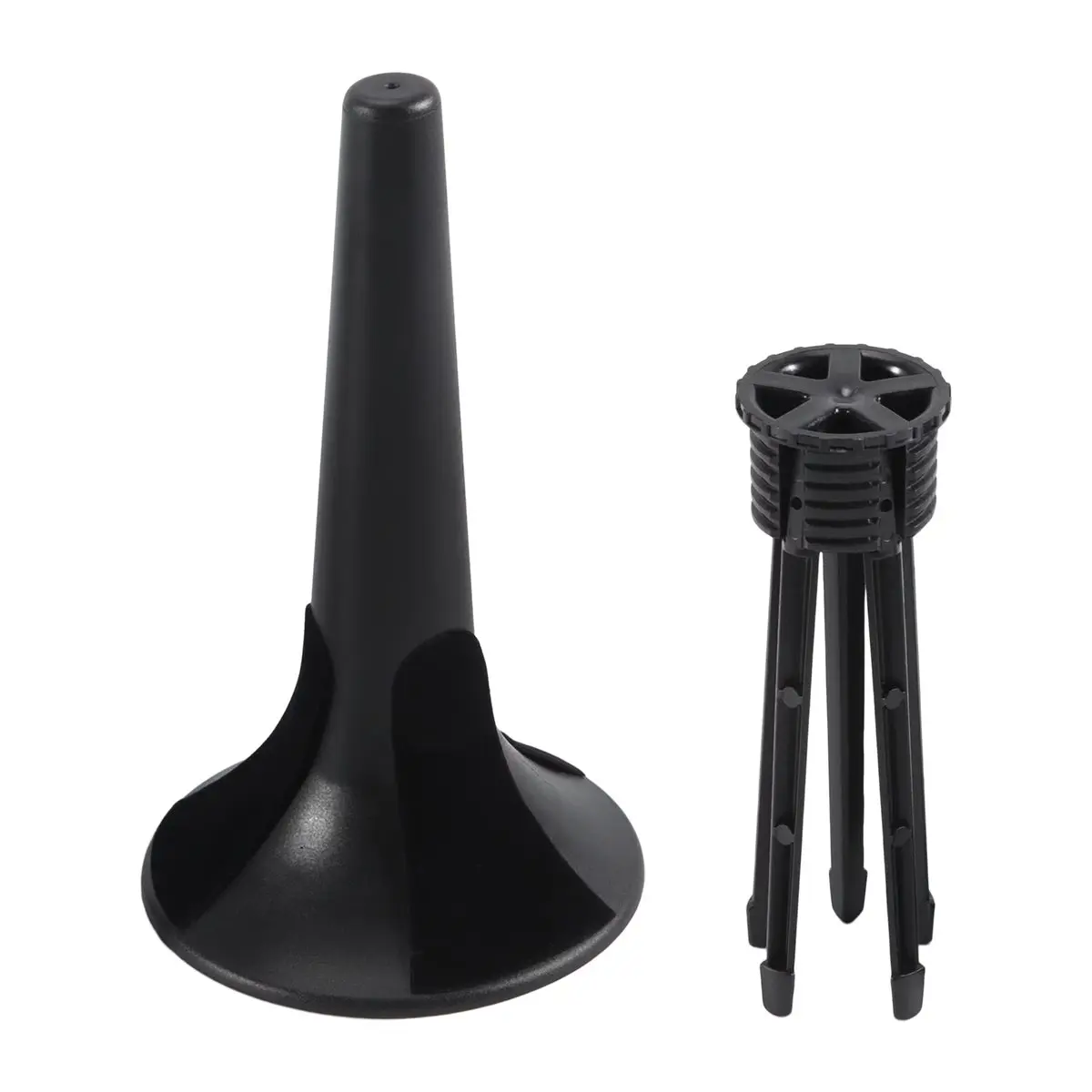(ABYM) Trumpet Stand Holder Portable - 5 Metal Leg Foldable Compact Tripod Display Stand