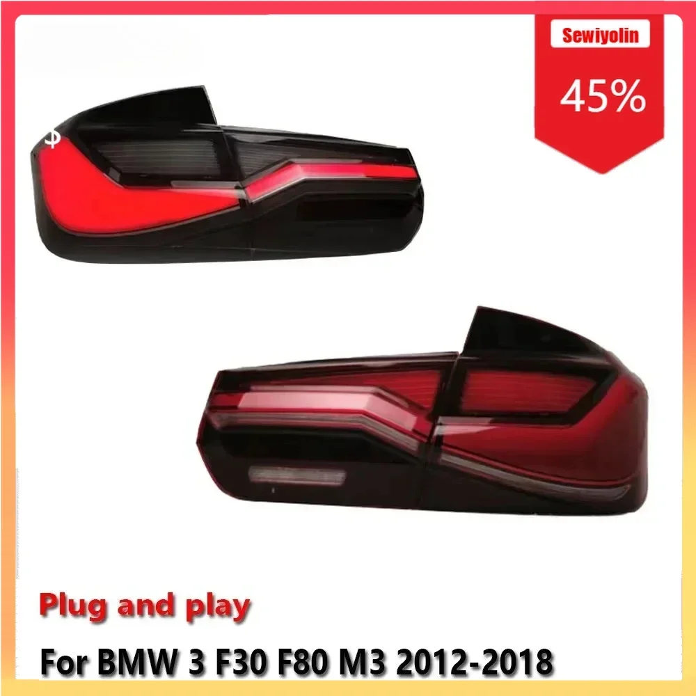

Автомобильные светодиодные задние фонари, аксессуары для BMW F30 F35 2013-2018, автоматический задний противотуманный фонарь DRL, стоп-сигнал поворота Plug and Play