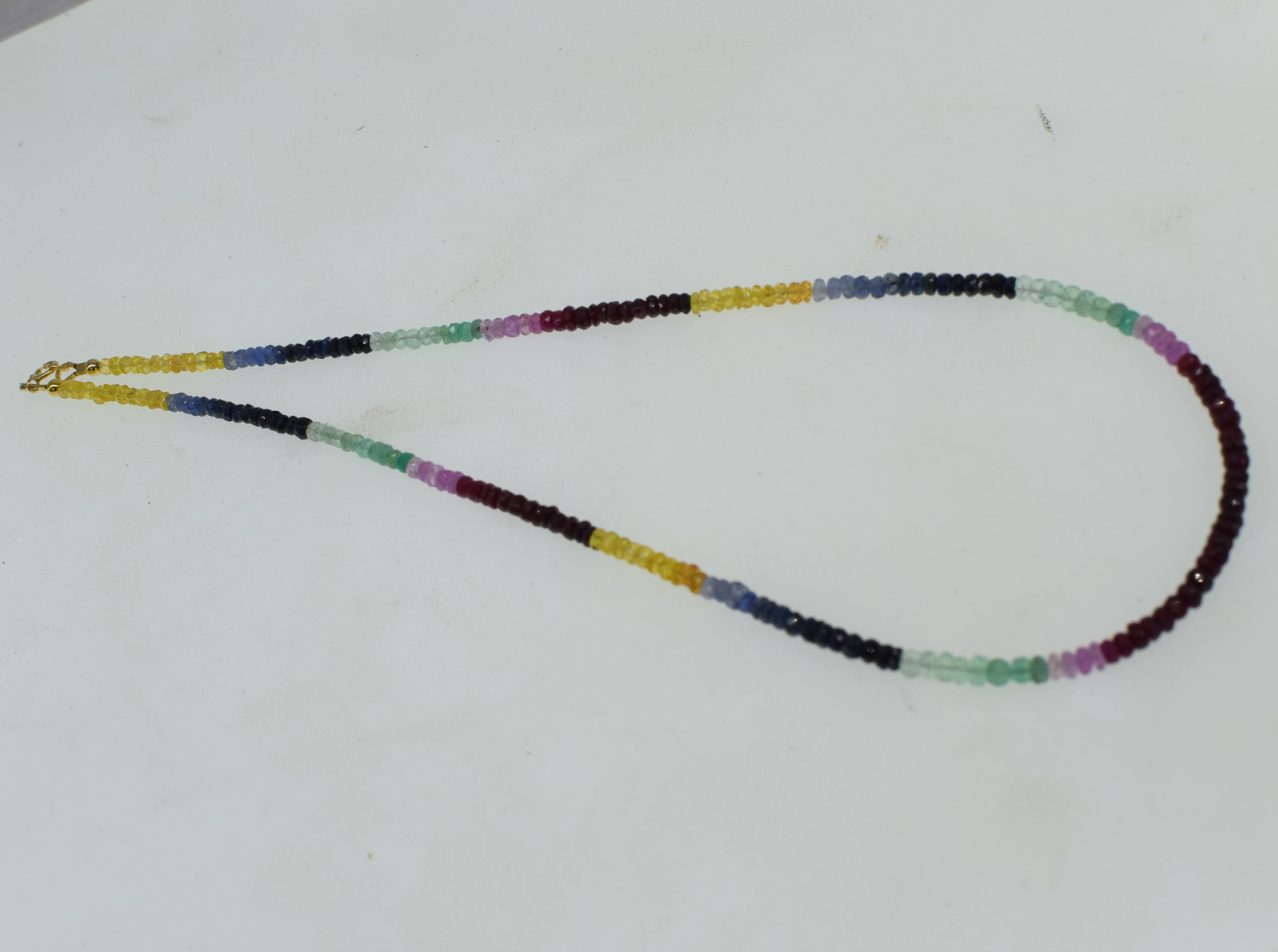 one set  Ruby/Sapphire/Emerlad roundel faceted 3-4mm necklace +bracelet 40cm 16cm  wholesale beads FPPJ