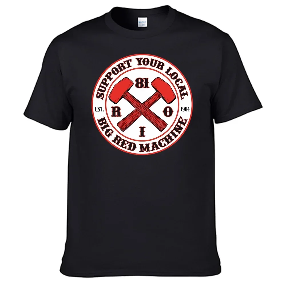 Support Your Local 81 Big Red Machine T Shirt 100% Cotton Shirt N05