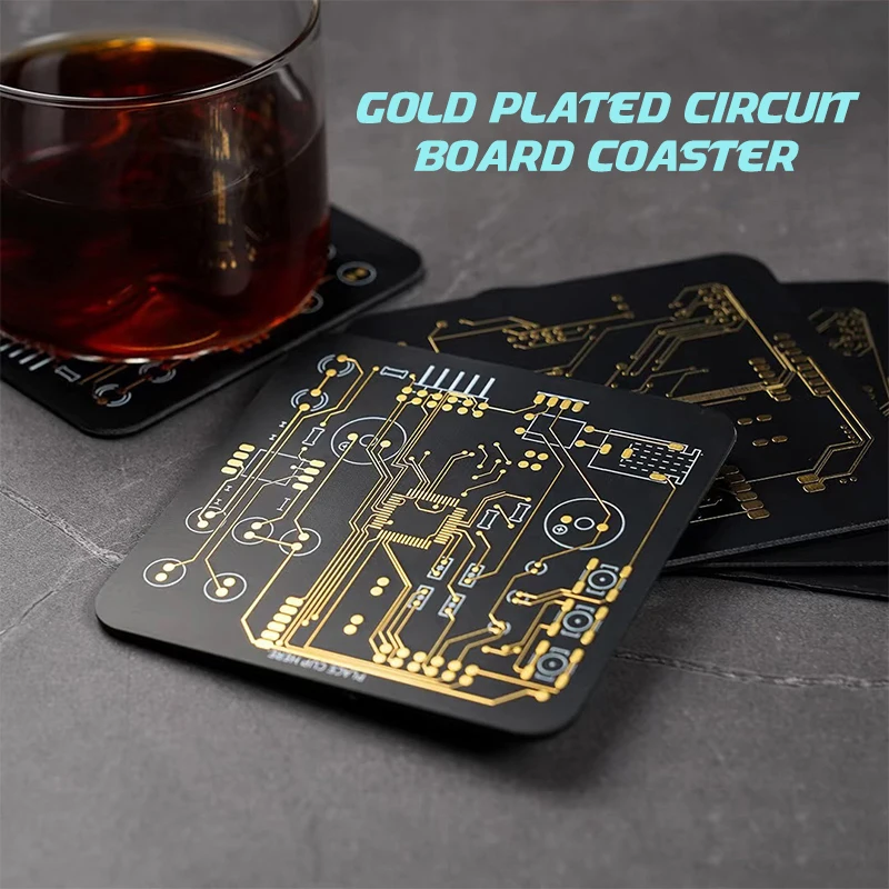 Creative Circuit Board Coaster Personalized PCB Design Fashion Coaster Dining Table Bar Decoration Drinkware Accessories