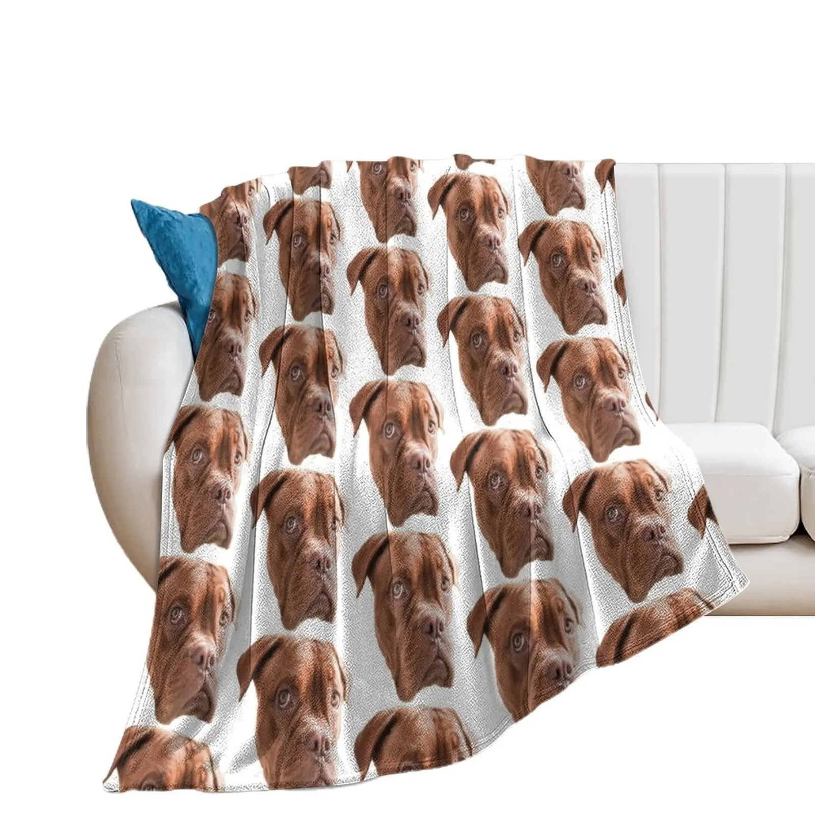 Melancholic Dogue de Bordeaux Throw Blanket decorative Flannels Thermal Blankets