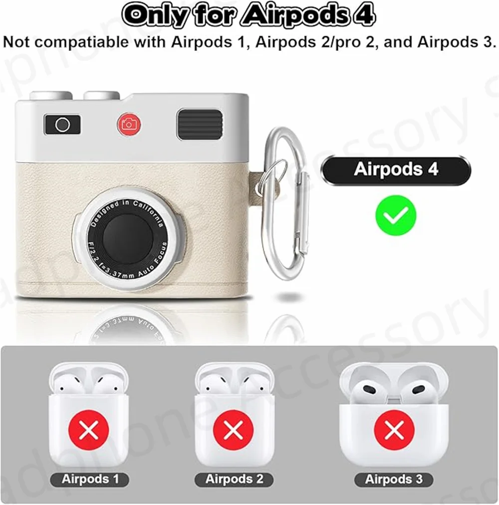 New For AirPods 4th Gen (2024) cases Anti earthquake and anti fall measures camera design shell For AirPods 4th generation cover