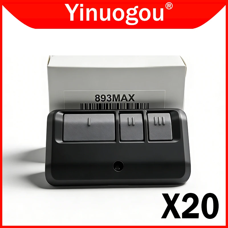 

893MAX 893-LMK Garage Door Remote Control 310MHz 315MHz 390MHz Security+ 2.0 for 890MAX 891MAX 892MAX 895MAX 891LM 892 LM 893LM