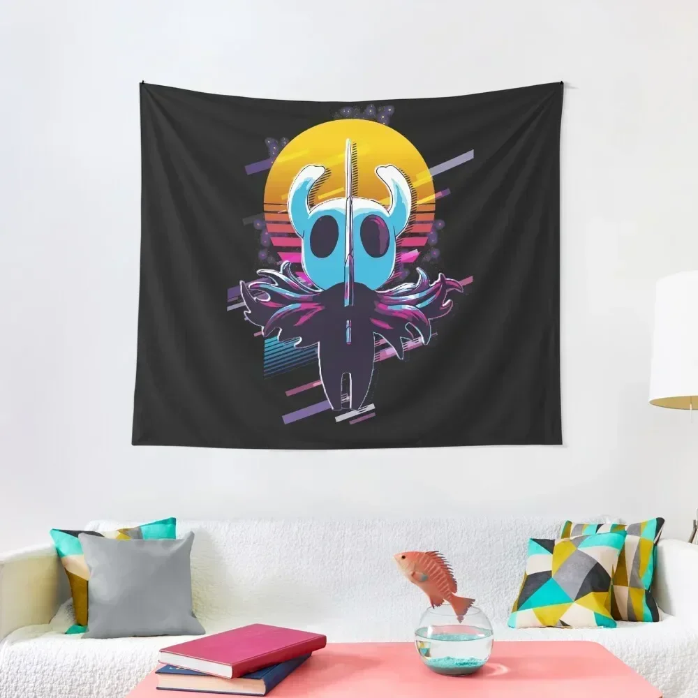 The Knight - Hollow Knight *80s retro* Tapestry Bedroom Organization And Decoration Room Ornaments On The Wall Tapestry