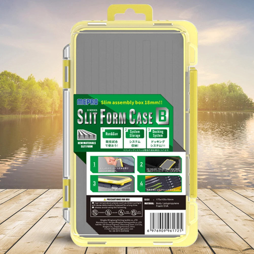 Fishing Bait Box Waterproof Universal Bait Lure Hook Boxes Compartments Shockproof Adjustable Partition Fishing Gear Accessories