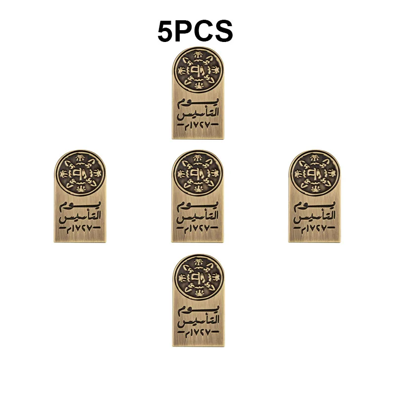 5-10-50-100 قطعة المملكة العربية السعودية كريم الأساس شارة بروش دبابيس التلبيب الأصلي العلم التلبيب دبابيس علم الدولة شارة