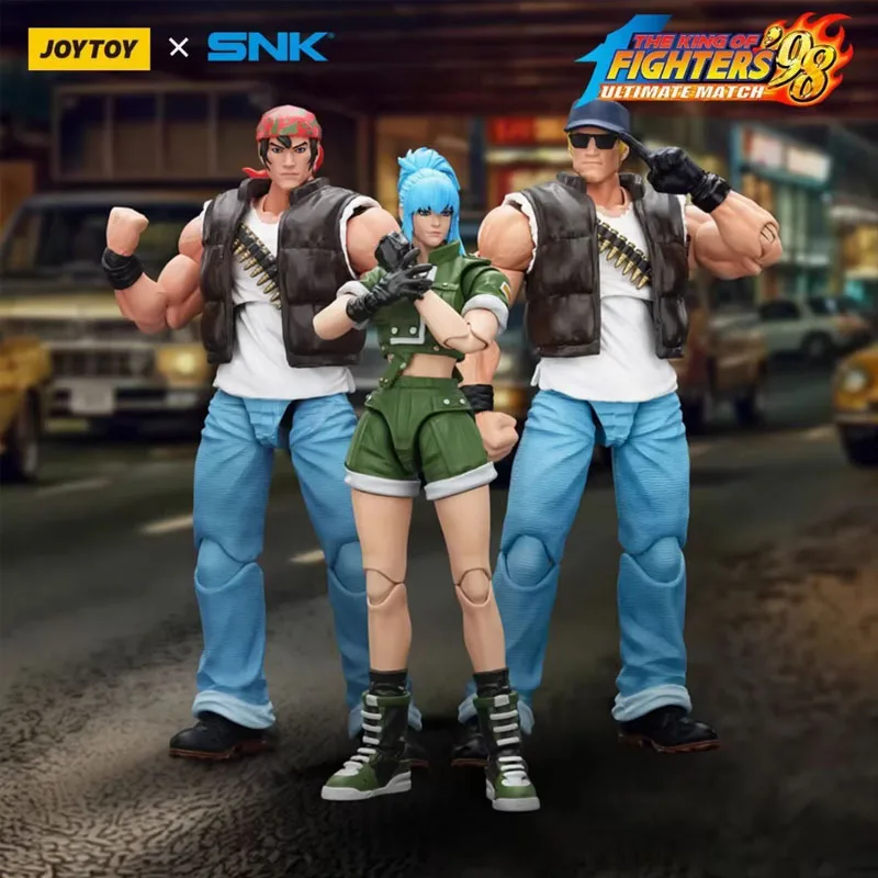 

JOYTOY 1/18 Action Figure SNK KOF'98UM Ikari Warriors Team Anime Model