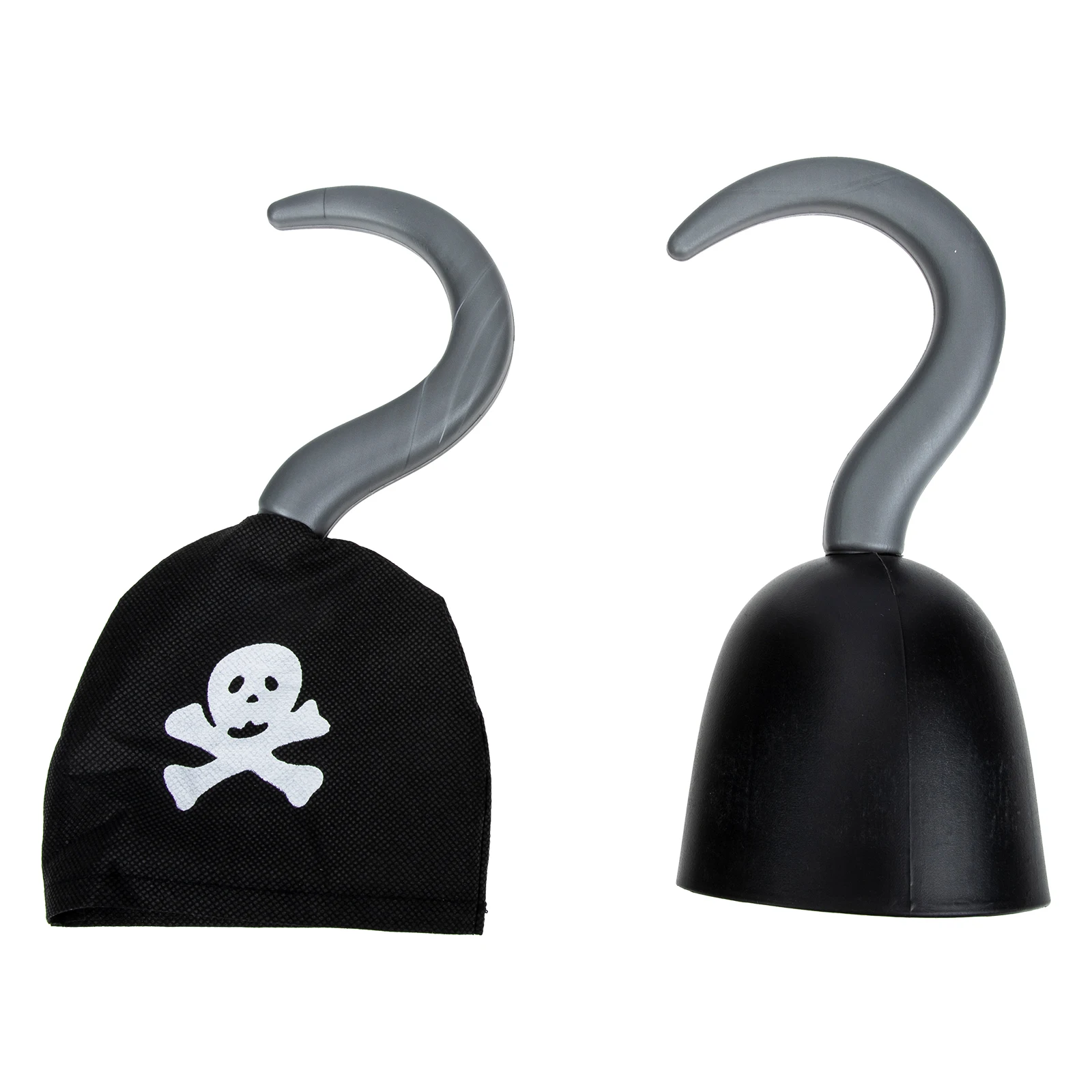 2 ชิ้นตะขอโจรสลัดน้ำหนักเบาแบบพกพาฮาโลวีนเด็กเครื่องแต่งกายคอสเพลย์อุปกรณ์เสริมตกแต่งบ้านอุปกรณ์ประกอบฉากงานปาร์ตี้เด็กเล่นตามบทบาท