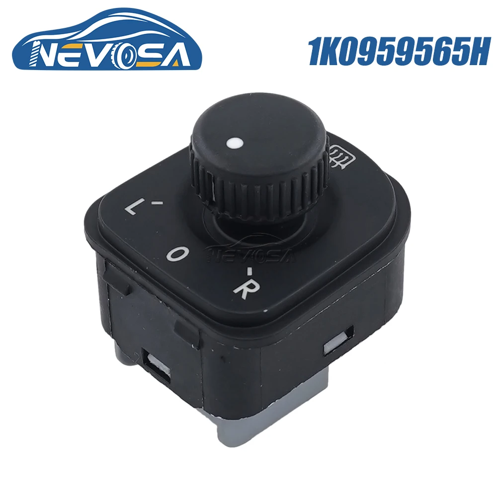 

NEVOSA 1K0959565H For VW Jetta Golf 5 6 F/H Mirror Adjust Switch Knob Car Button 1K0959565F 1K0 959 565F 1K0 959 565H 1K0959565K