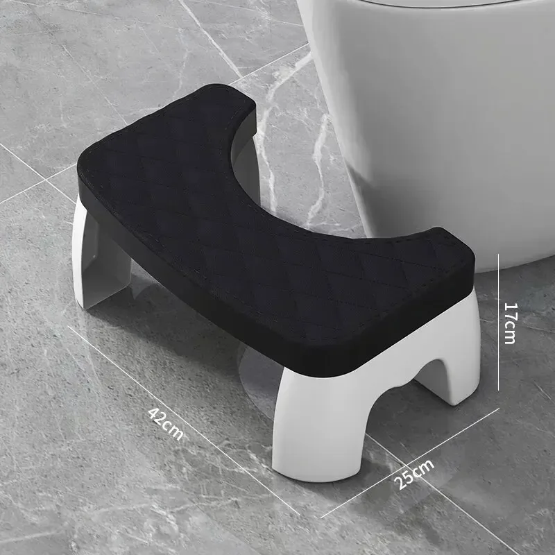 Toilet stool Home bathroom hair non-slip foot stool office plastic foot stool child pregnant woman stool artifact