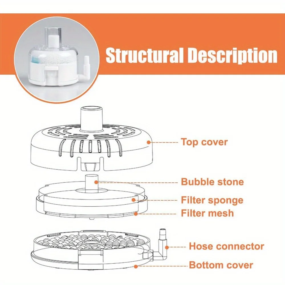 فلتر حوض سمك صغير رفيع للغاية، فلتر تهوية غاطس هادئ، إسفنجة متعددة الوظائف، خزان السلحفاة، سلسلة YX لخزان الأسماك #6