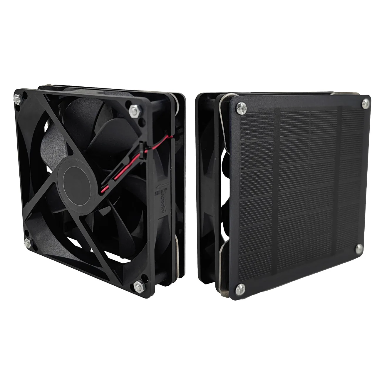 Ventilatore di scarico solare monocristallino da 10 W 6 V - Ventilatore di ventilazione a energia verde facile da installare per casa/serra